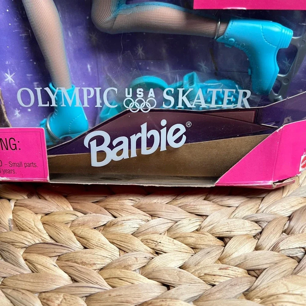 Vintage 1997 Olympic Skater Barbie Doll Nagano 1998 USA Team Mattel 18501